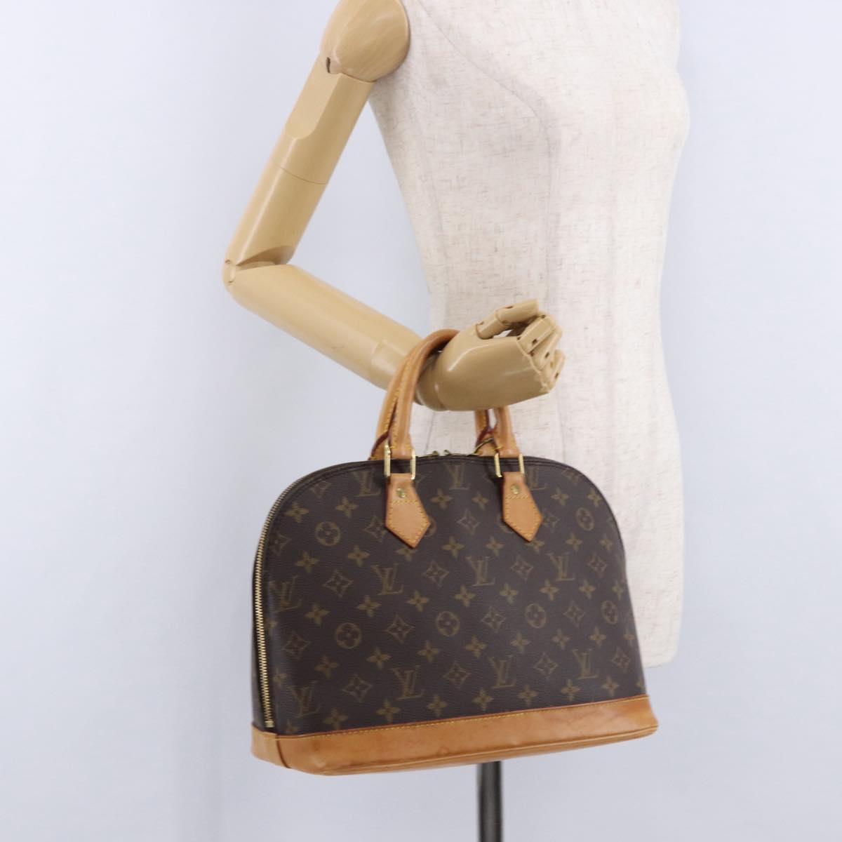 LOUIS VUITTON Monogram Alma Hand Bag M51130 LV Auth bs36258A