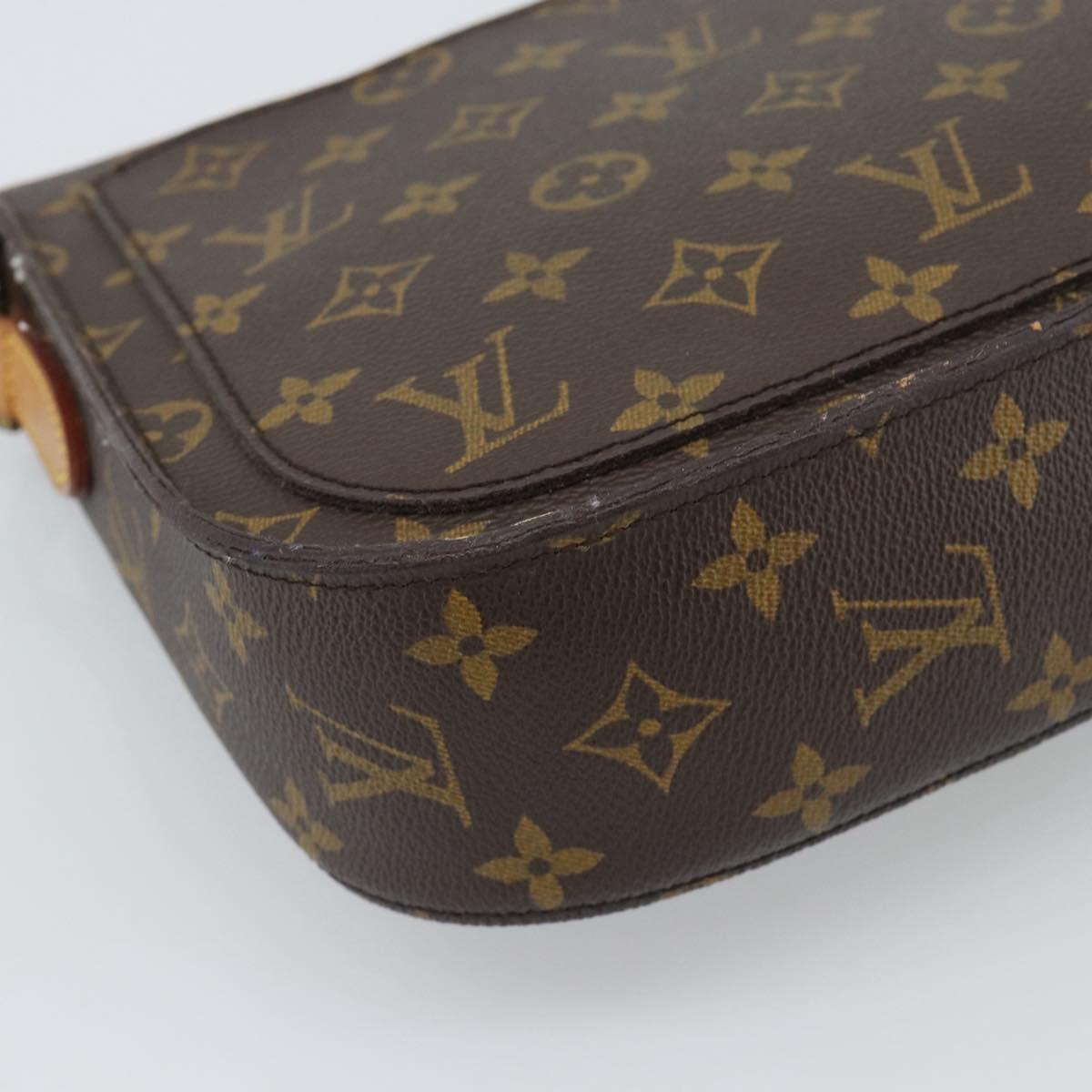 LOUIS VUITTON Monogram Saint Cloud GM Shoulder Bag M51242 LV Auth bs36259A