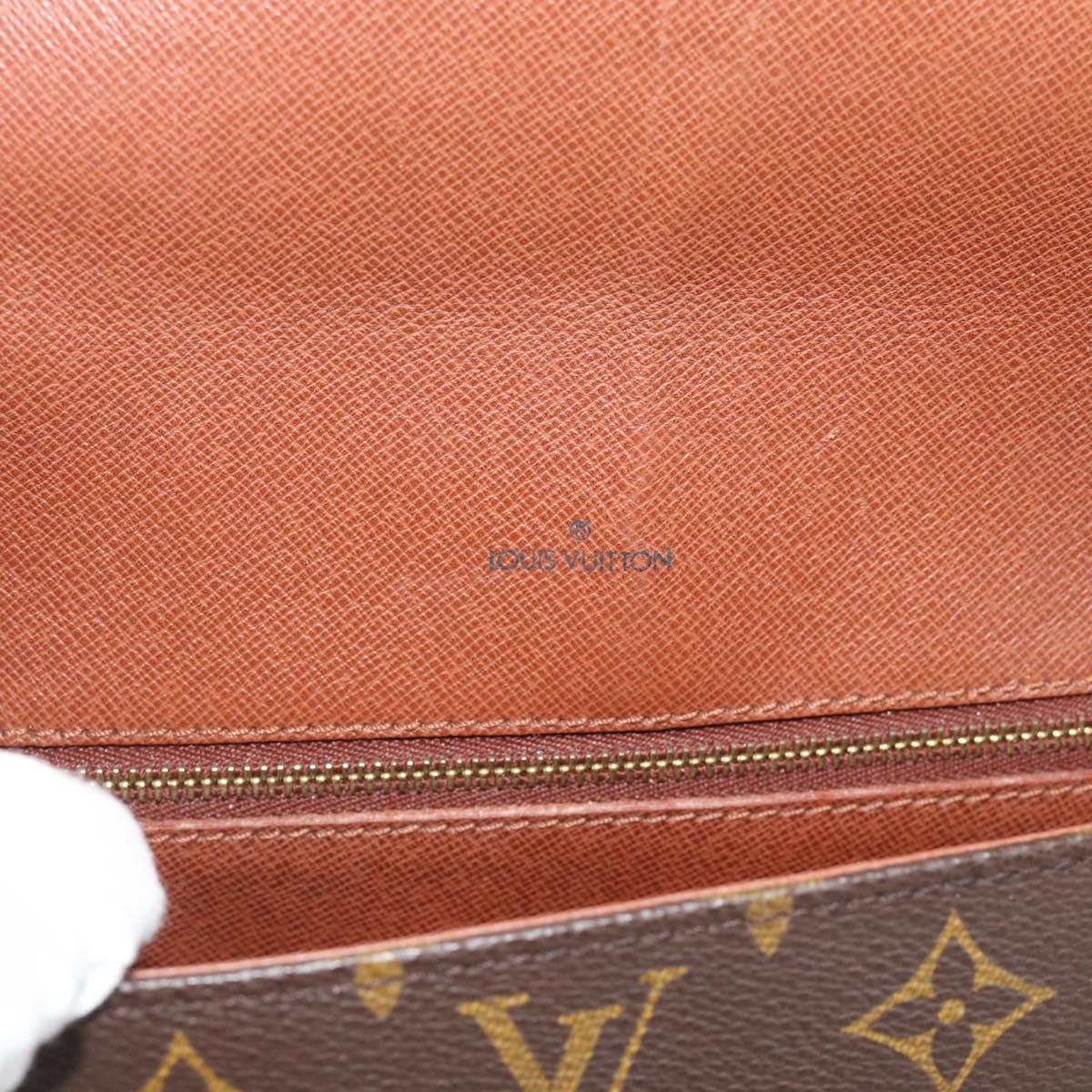 LOUIS VUITTON Monogram Saint Cloud GM Shoulder Bag M51242 LV Auth bs36259A