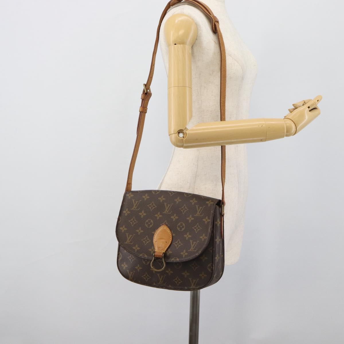 LOUIS VUITTON Monogram Saint Cloud GM Shoulder Bag M51242 LV Auth bs36259A