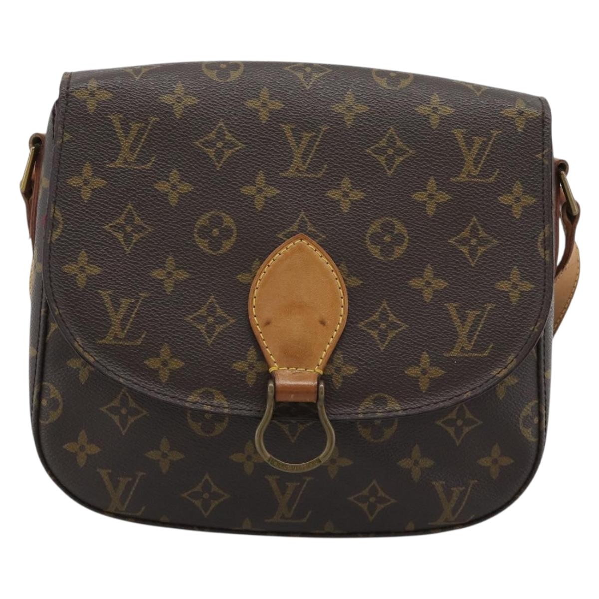LOUIS VUITTON Monogram Saint Cloud GM Shoulder Bag M51242 LV Auth bs36259A