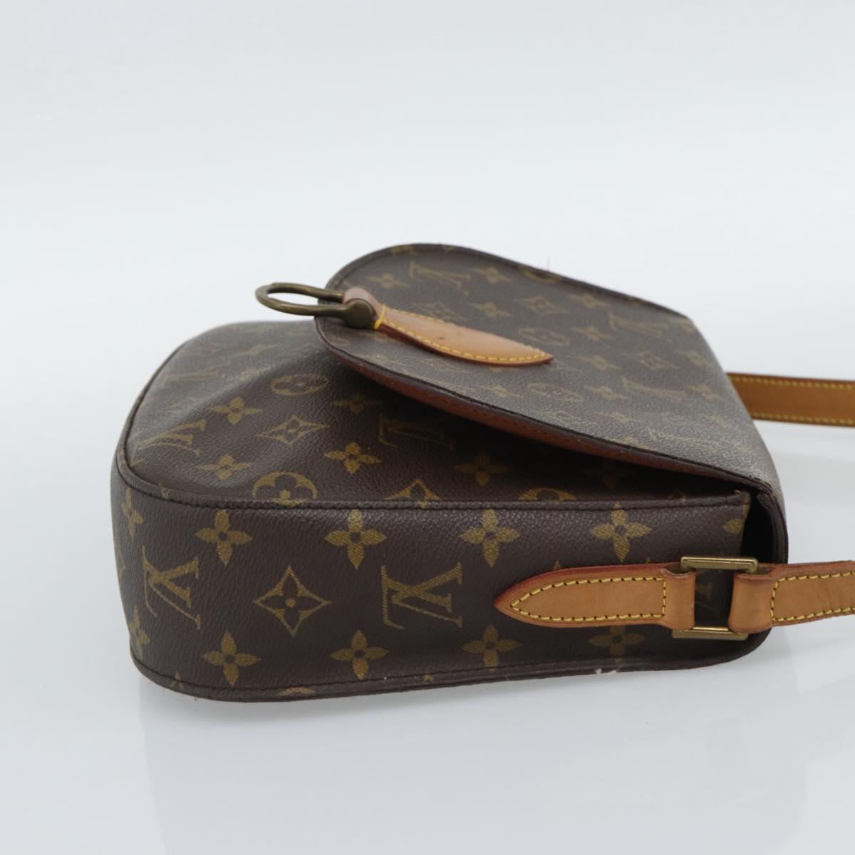 LOUIS VUITTON Monogram Saint Cloud GM Shoulder Bag M51242 LV Auth bs36259A