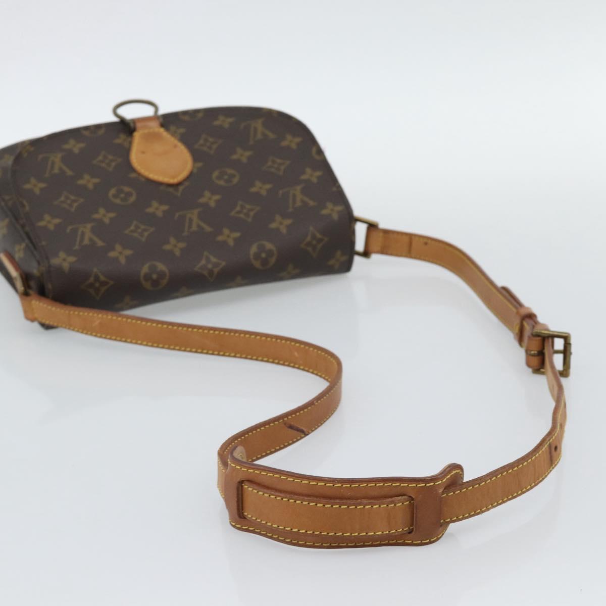 LOUIS VUITTON Monogram Saint Cloud GM Shoulder Bag M51242 LV Auth bs36259A