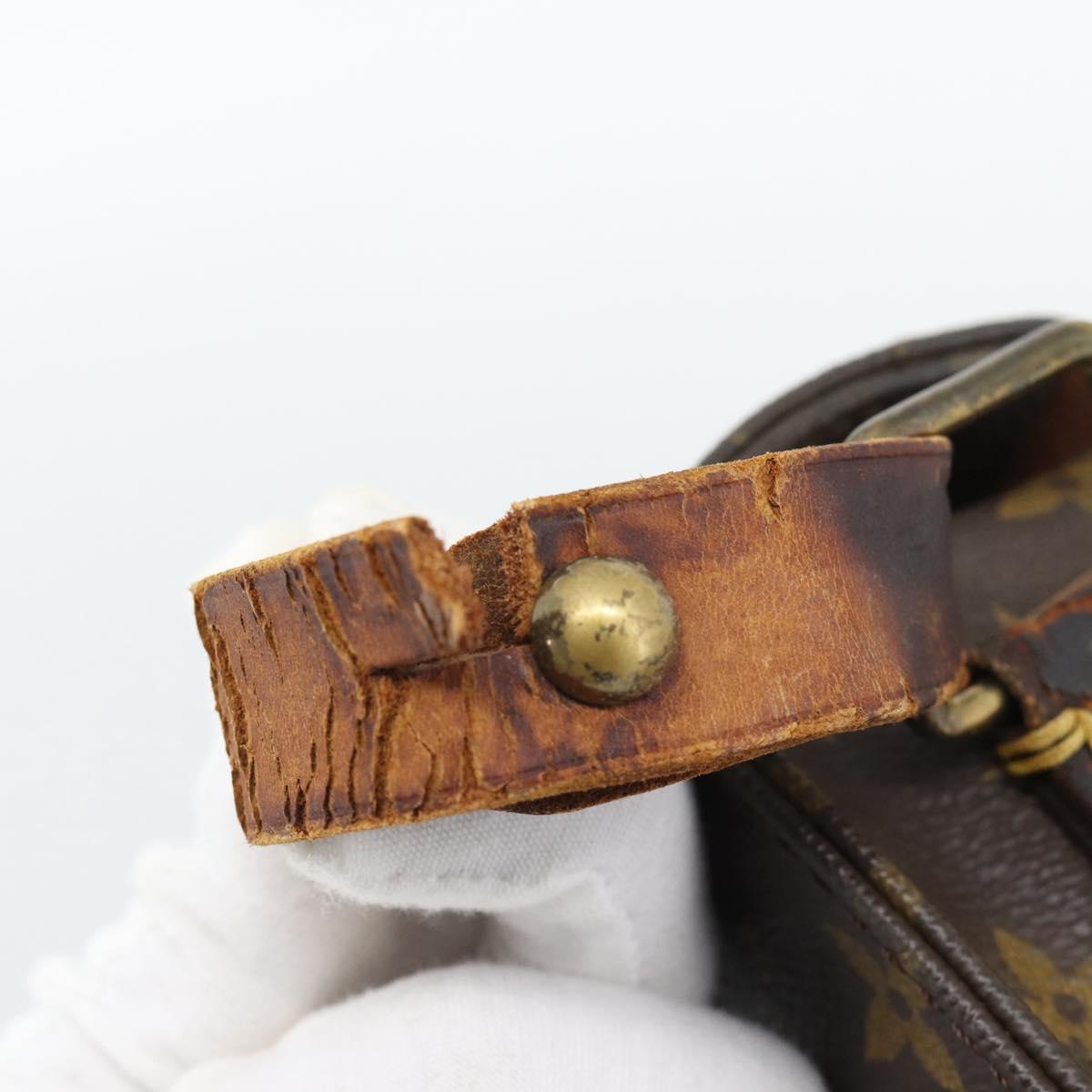 LOUIS VUITTON Monogram Cartouchiere MM Shoulder Bag M51253 LV Auth bs36260