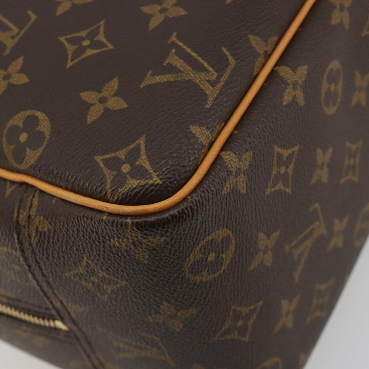 LOUIS VUITTON Monogram Deauville Hand Bag M47270 LV Auth bs36261A