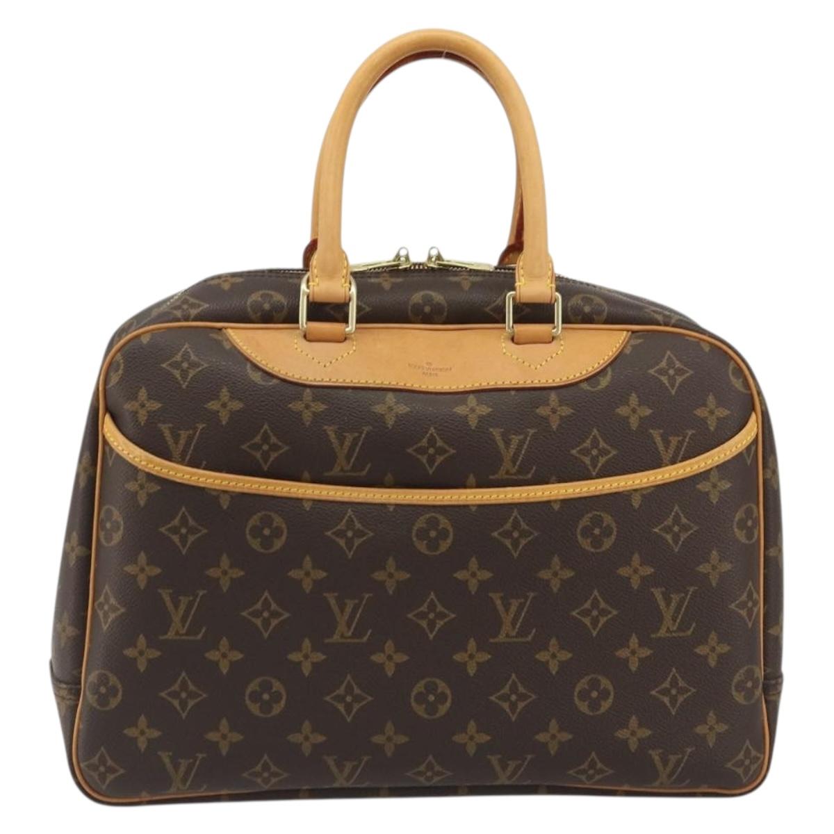 LOUIS VUITTON Monogram Deauville Hand Bag M47270 LV Auth bs36261A