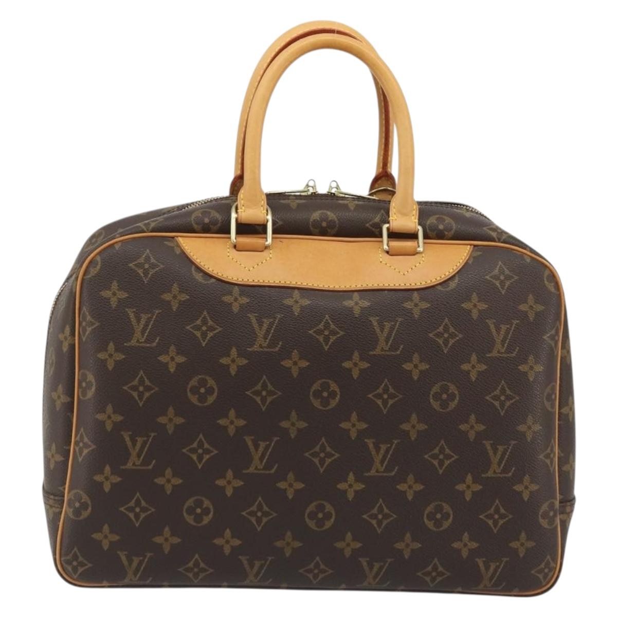 LOUIS VUITTON Monogram Deauville Hand Bag M47270 LV Auth bs36261A