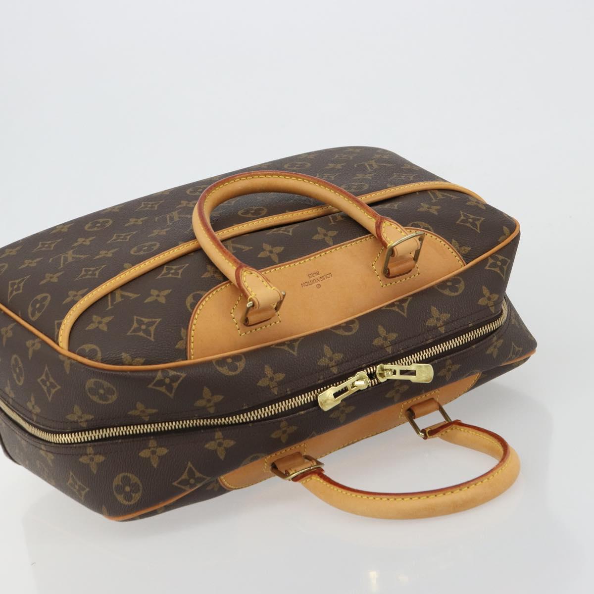 LOUIS VUITTON Monogram Deauville Hand Bag M47270 LV Auth bs36261A