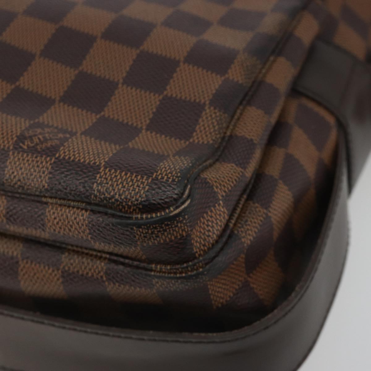 LOUIS VUITTON Damier Ebene Naviglio Shoulder Bag N45255 LV Auth bs36264A