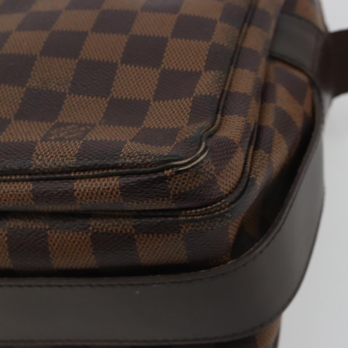 LOUIS VUITTON Damier Ebene Naviglio Shoulder Bag N45255 LV Auth bs36264A