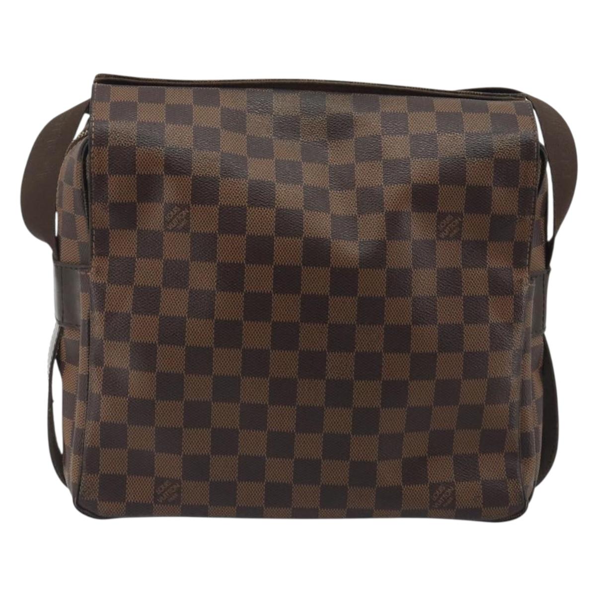 LOUIS VUITTON Damier Ebene Naviglio Shoulder Bag N45255 LV Auth bs36264A