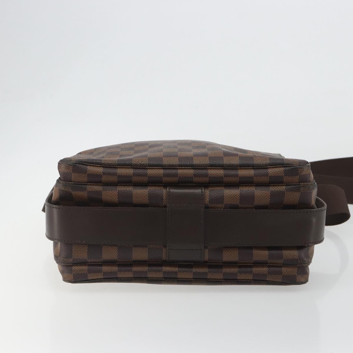 LOUIS VUITTON Damier Ebene Naviglio Shoulder Bag N45255 LV Auth bs36264A