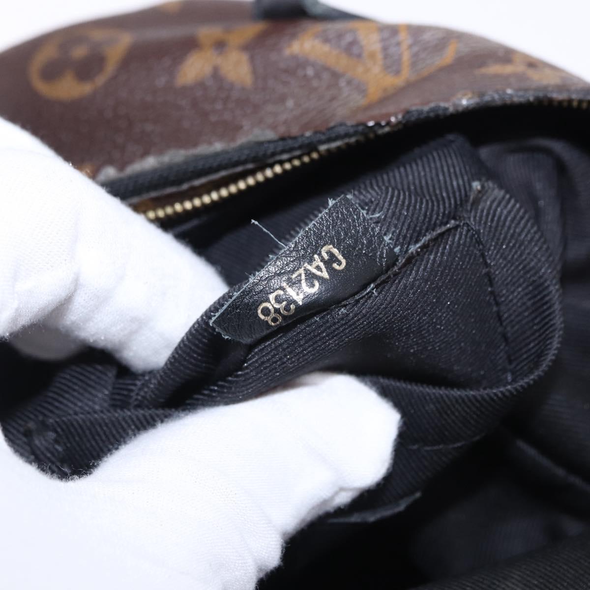 LOUIS VUITTON Monogram Palm Springs MINI Backpack M44873 LV Auth bs36265