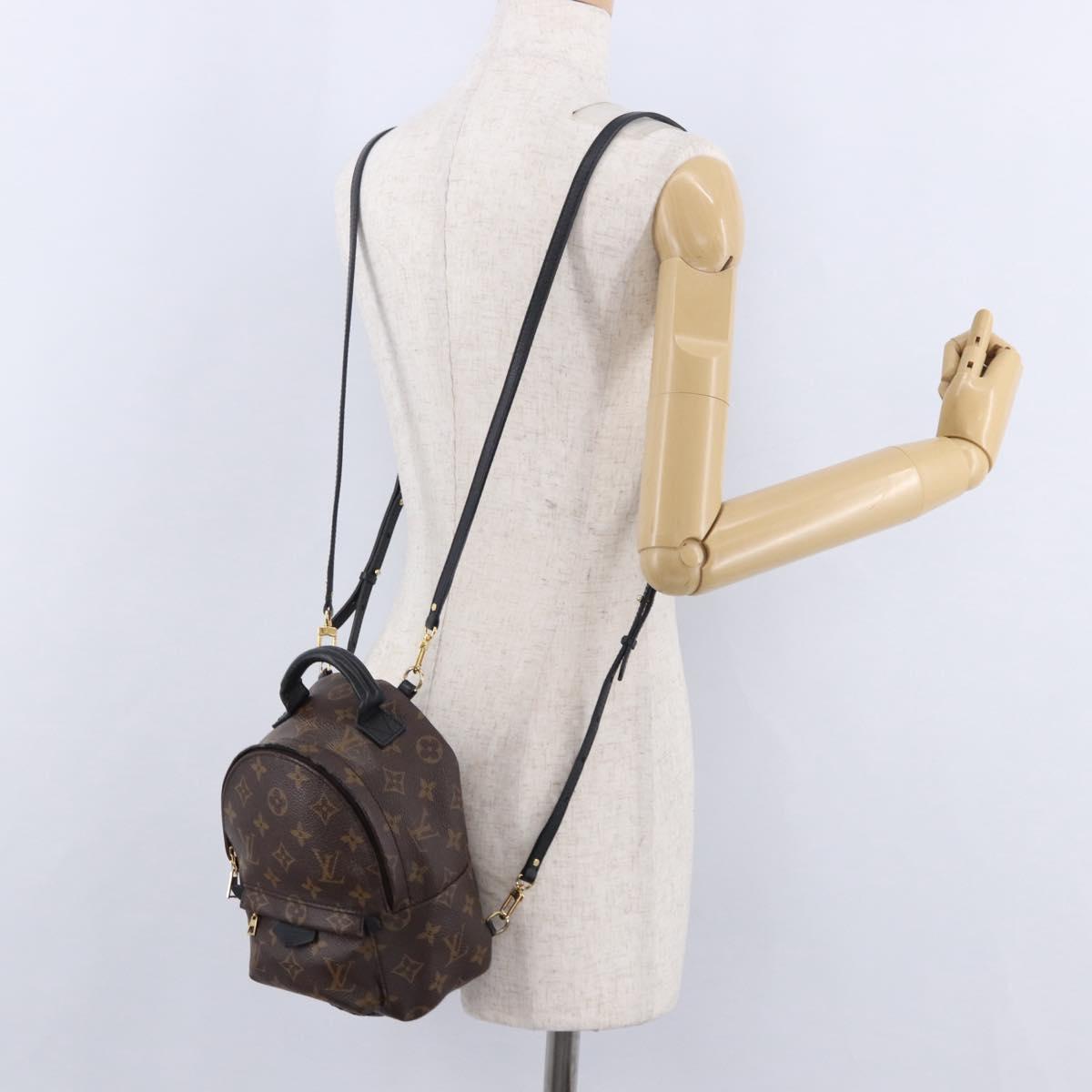 LOUIS VUITTON Monogram Palm Springs MINI Backpack M44873 LV Auth bs36265