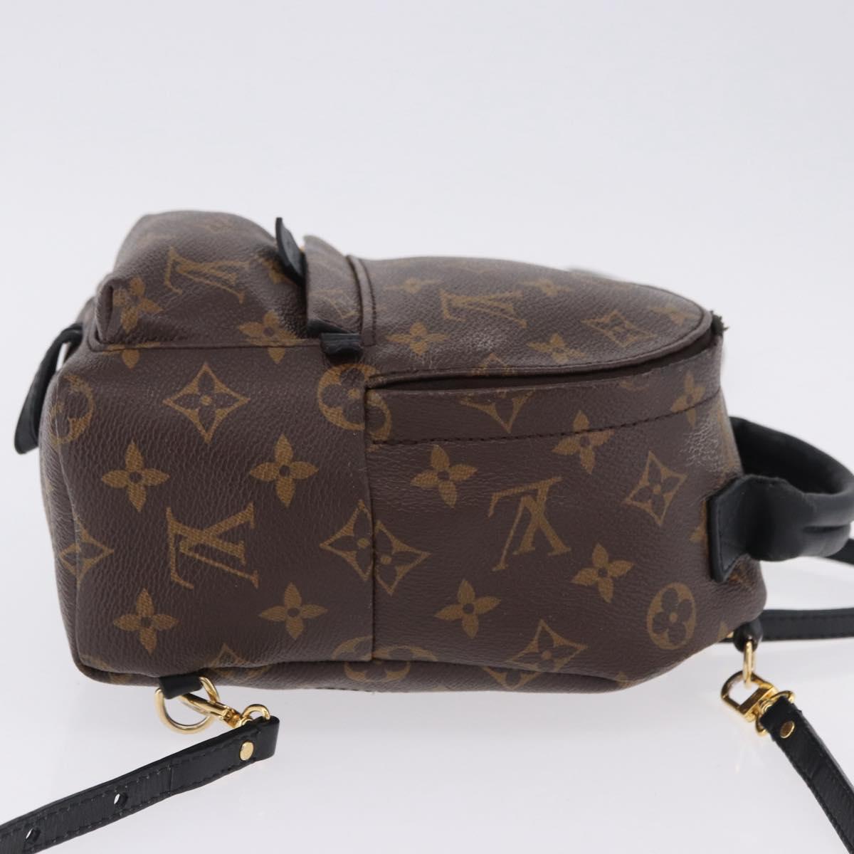 LOUIS VUITTON Monogram Palm Springs MINI Backpack M44873 LV Auth bs36265