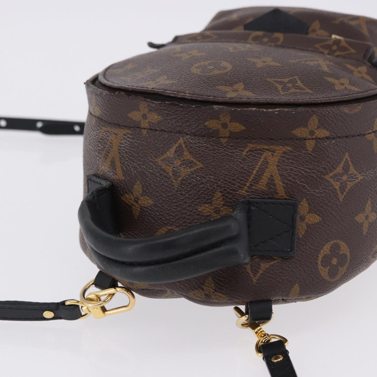 LOUIS VUITTON Monogram Palm Springs MINI Backpack M44873 LV Auth bs36265