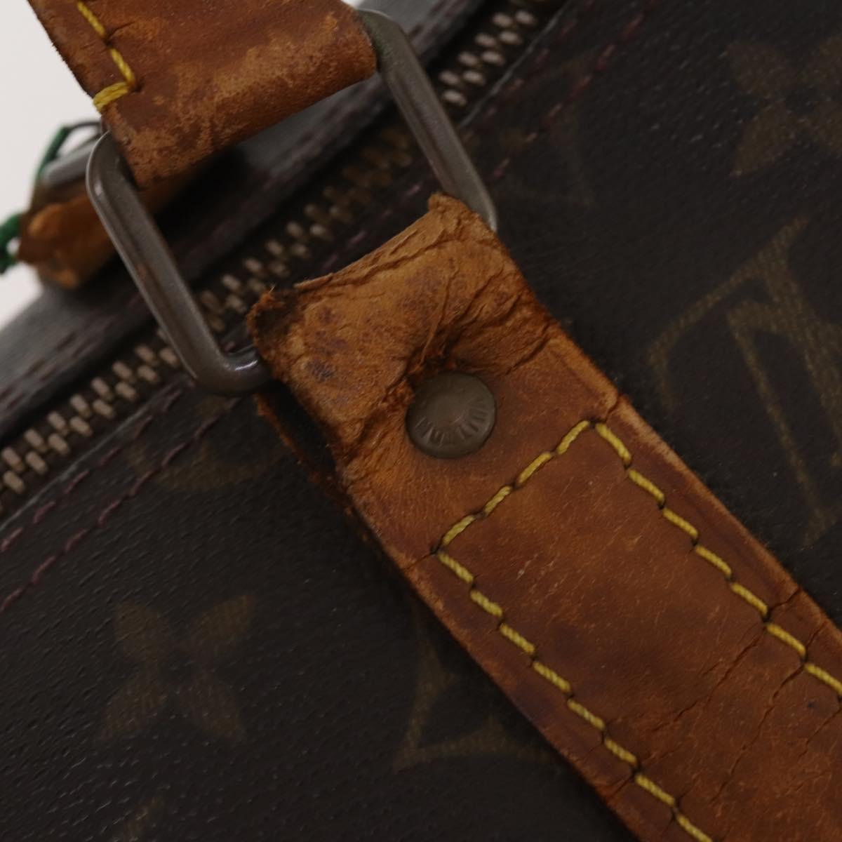 LOUIS VUITTON Monogram Keepall 50 Boston Bag M41426 LV Auth bs36267