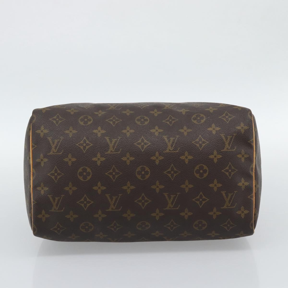 LOUIS VUITTON Monogram Speedy 30 Hand Bag M41526 LV Auth bs36268