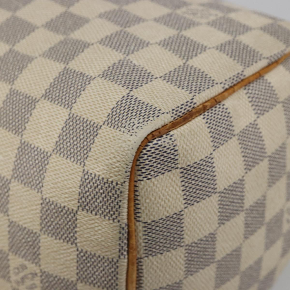 LOUIS VUITTON Damier Azur Speedy 25 Hand Bag N41534 LV Auth bs36269