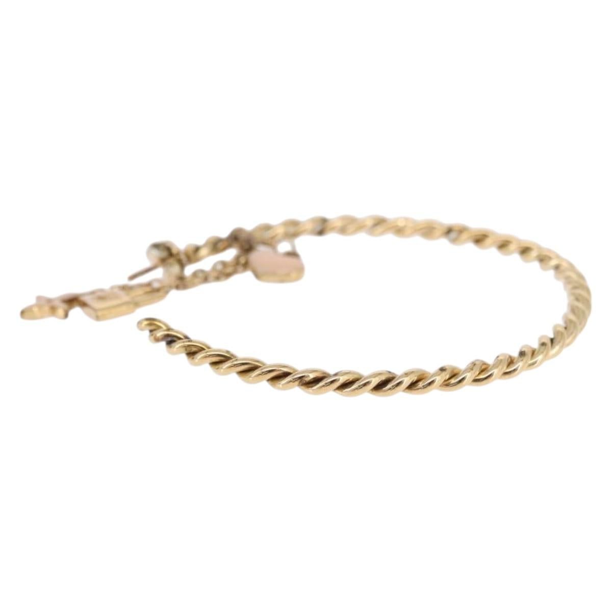 LOUIS VUITTON Creole Sweet Monogram Hoop Pierce Metal M65481 LV Auth bs36304