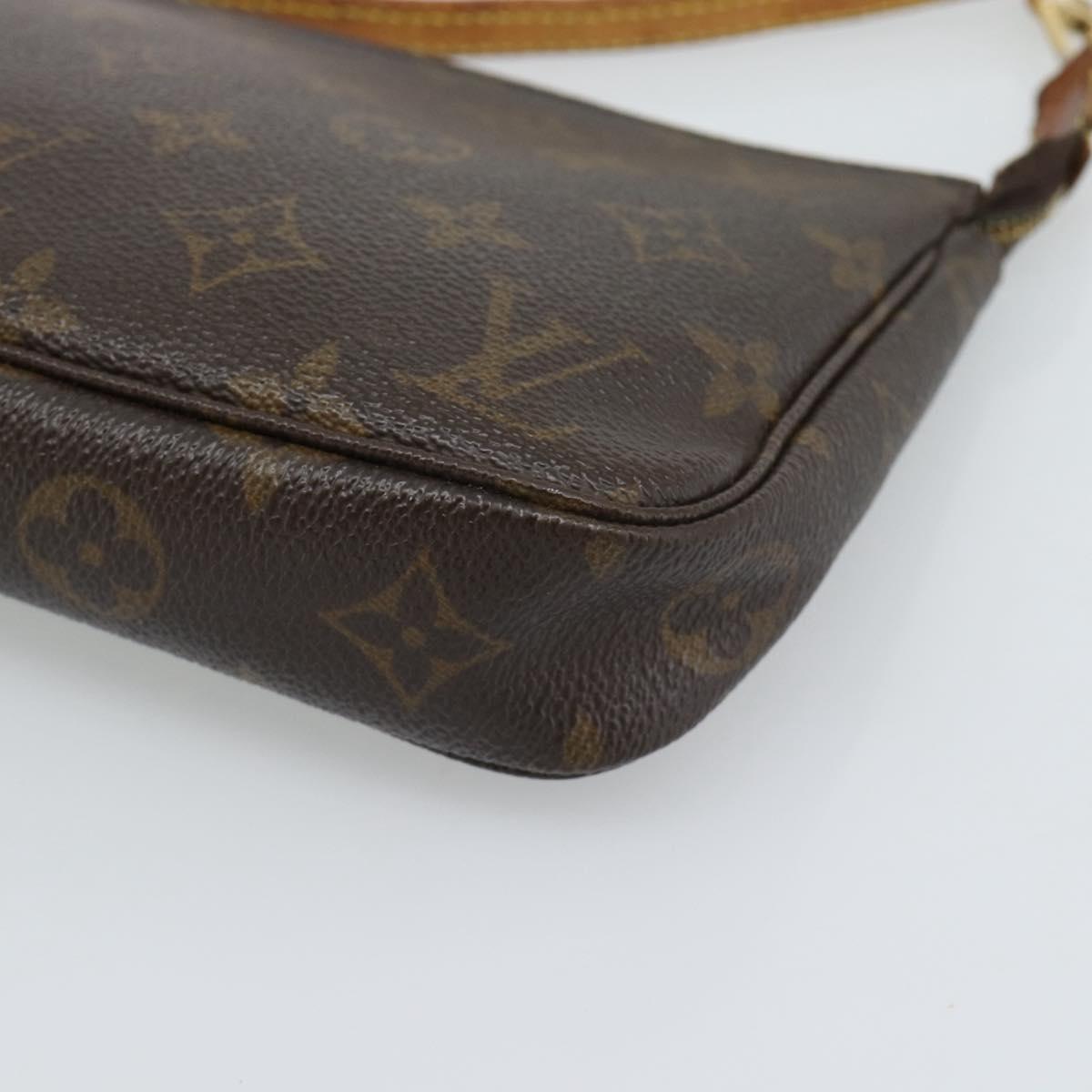 LOUIS VUITTON Monogram Pochette Accessoires Pouch M51980 LV Auth bs36314
