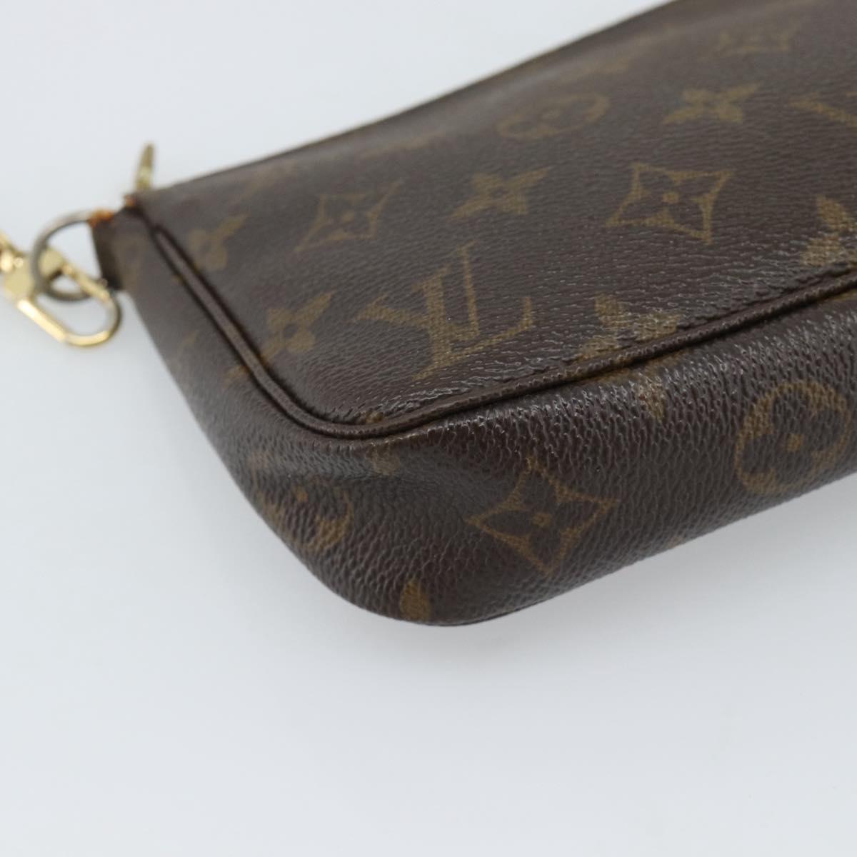 LOUIS VUITTON Monogram Pochette Accessoires Pouch M51980 LV Auth bs36314