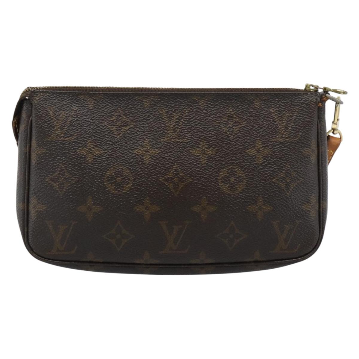 LOUIS VUITTON Monogram Pochette Accessoires Pouch M51980 LV Auth bs36314