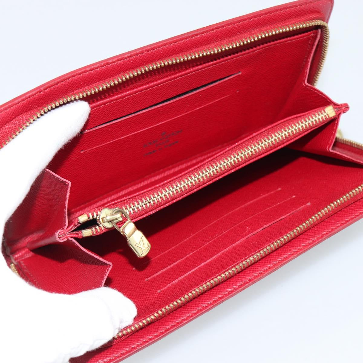 LOUIS VUITTON Monogram Cherry Porte Monnaie Zip Wallet M95006 LV Auth bs36316A