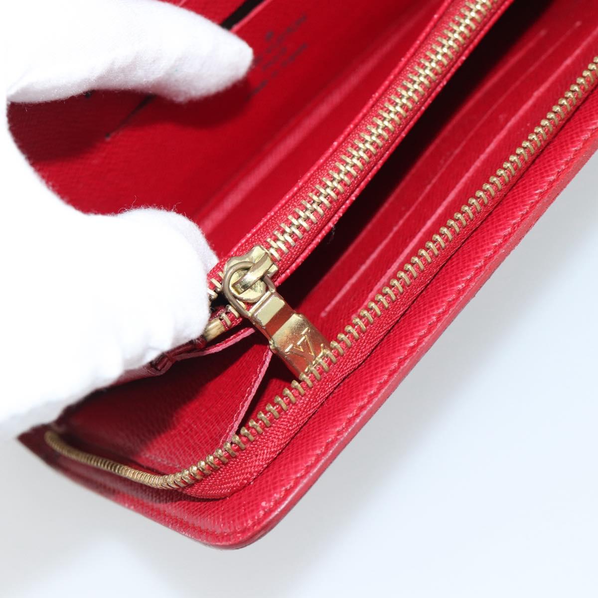 LOUIS VUITTON Monogram Cherry Porte Monnaie Zip Wallet M95006 LV Auth bs36316A