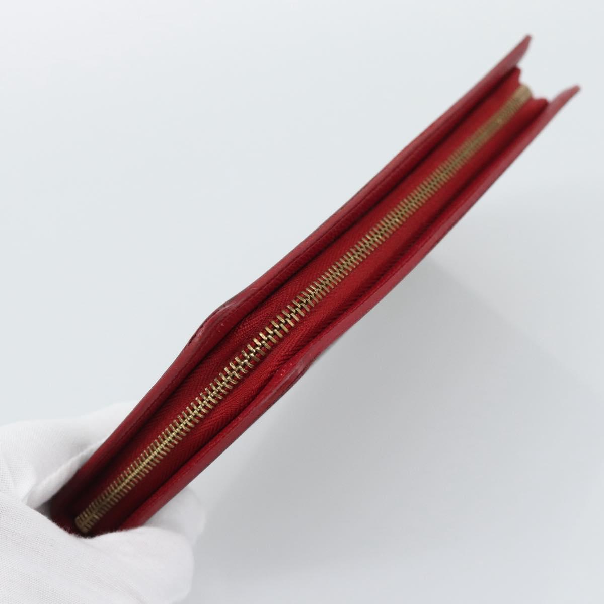 LOUIS VUITTON Monogram Cherry Porte Monnaie Zip Wallet M95006 LV Auth bs36316A