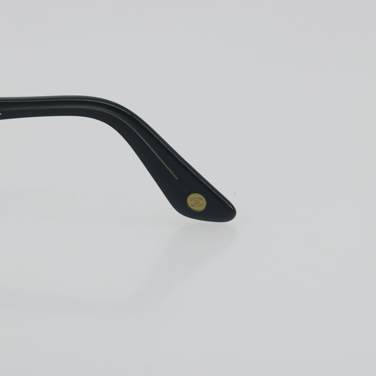 CHANEL Sunglasses Plastic Blue CC Auth bs36335