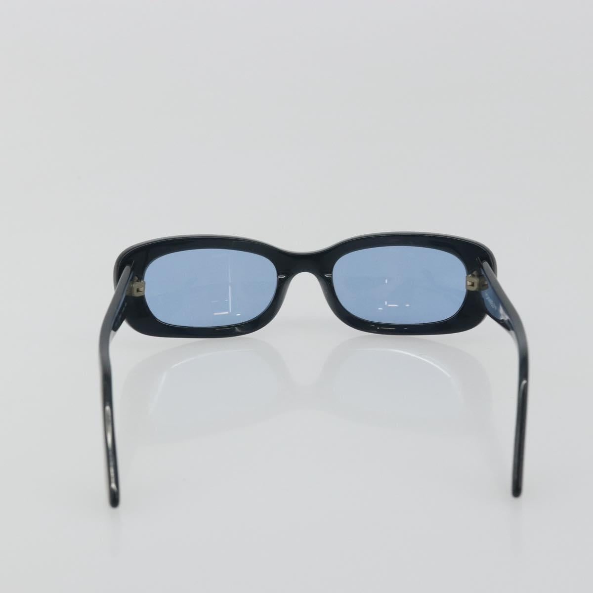 CHANEL Sunglasses Plastic Blue CC Auth bs36335