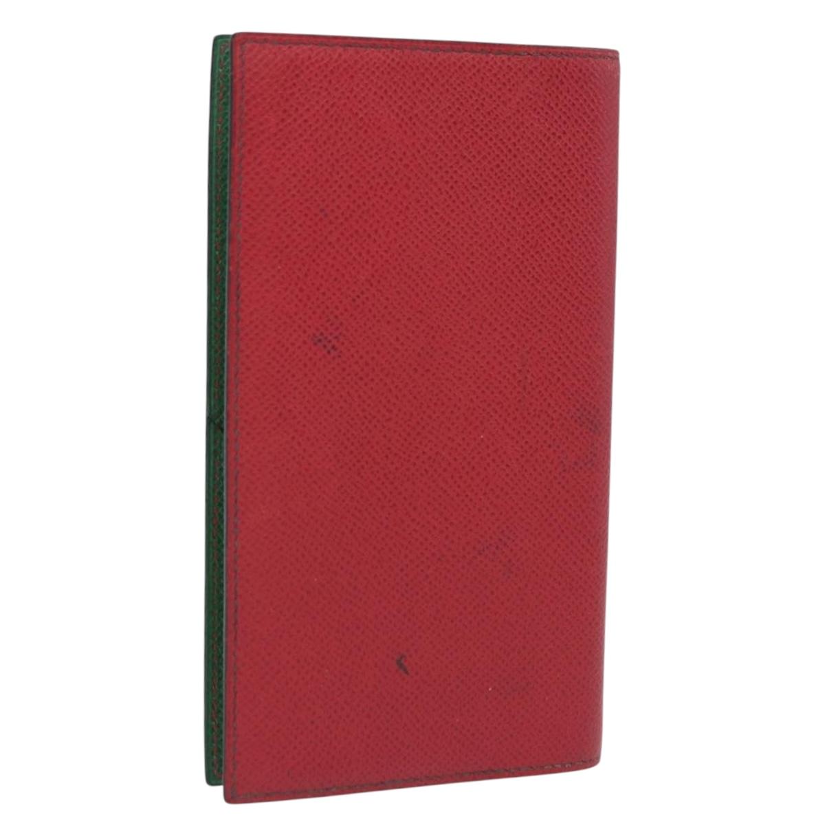HERMES Agenda Vision Day Planner Cover Leather Red Auth bs36337