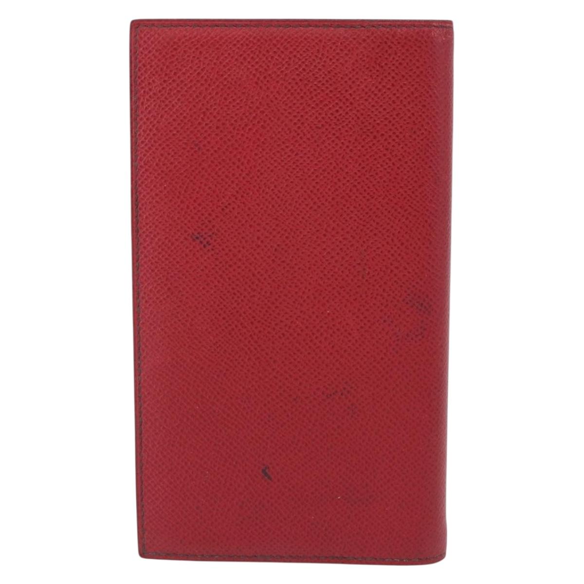 HERMES Agenda Vision Day Planner Cover Leather Red Auth bs36337