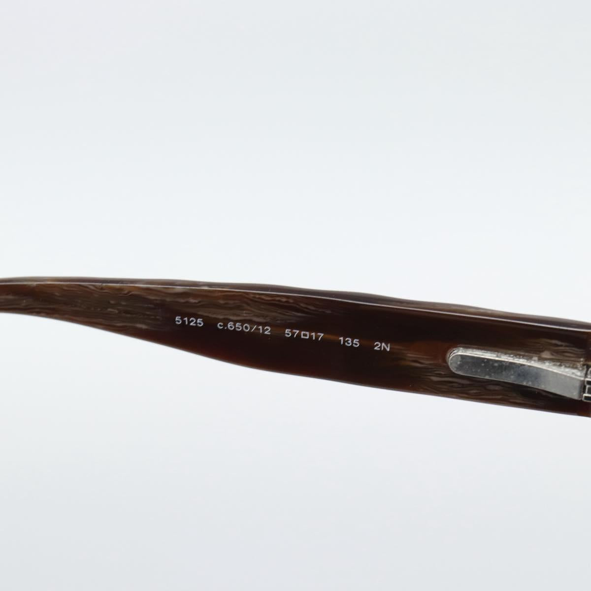 CHANEL Sunglasses Plastic Brown CC Auth bs36339