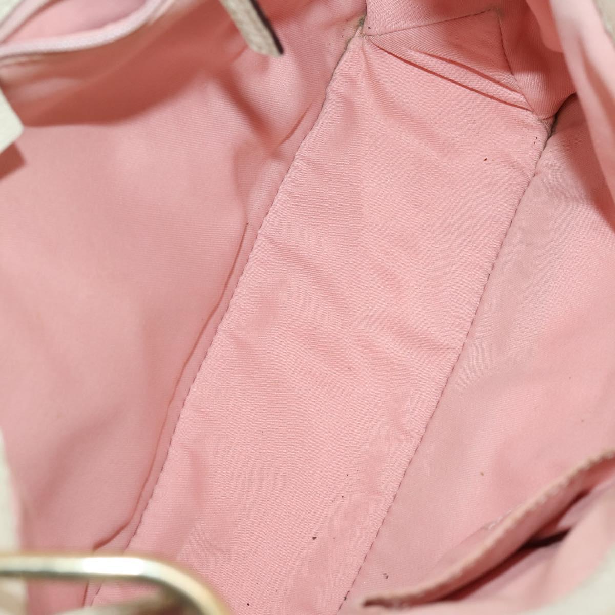 GUCCI GG Canvas Shoulder Bag 2 Set Beige Pink Auth bs36348