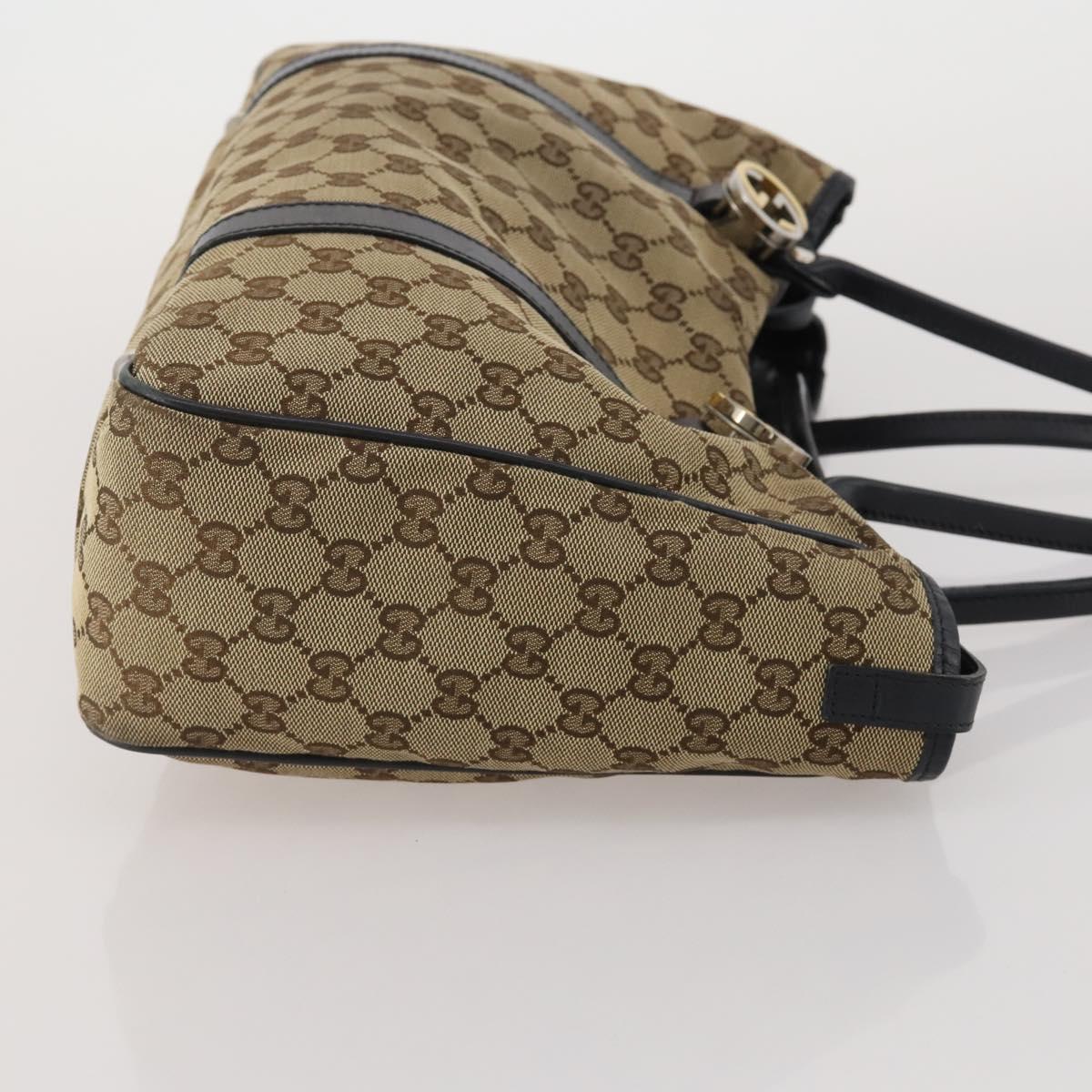 GUCCI GG Canvas Shoulder Bag 2 Set Beige Pink Auth bs36348