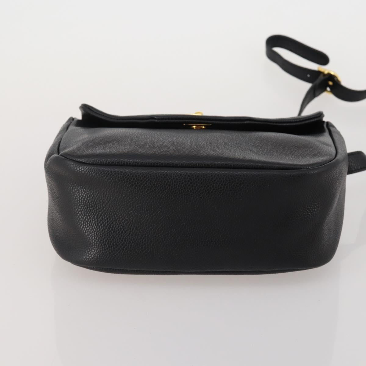 BALLY Shoulder Bag Leather PVC 4 Set Black Green Auth bs36357