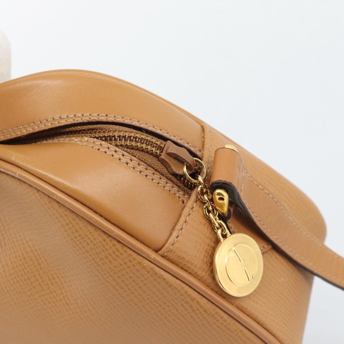 GUCCI Shoulder Bag Leather Brown Gold 007 115 0175 Auth bs36362