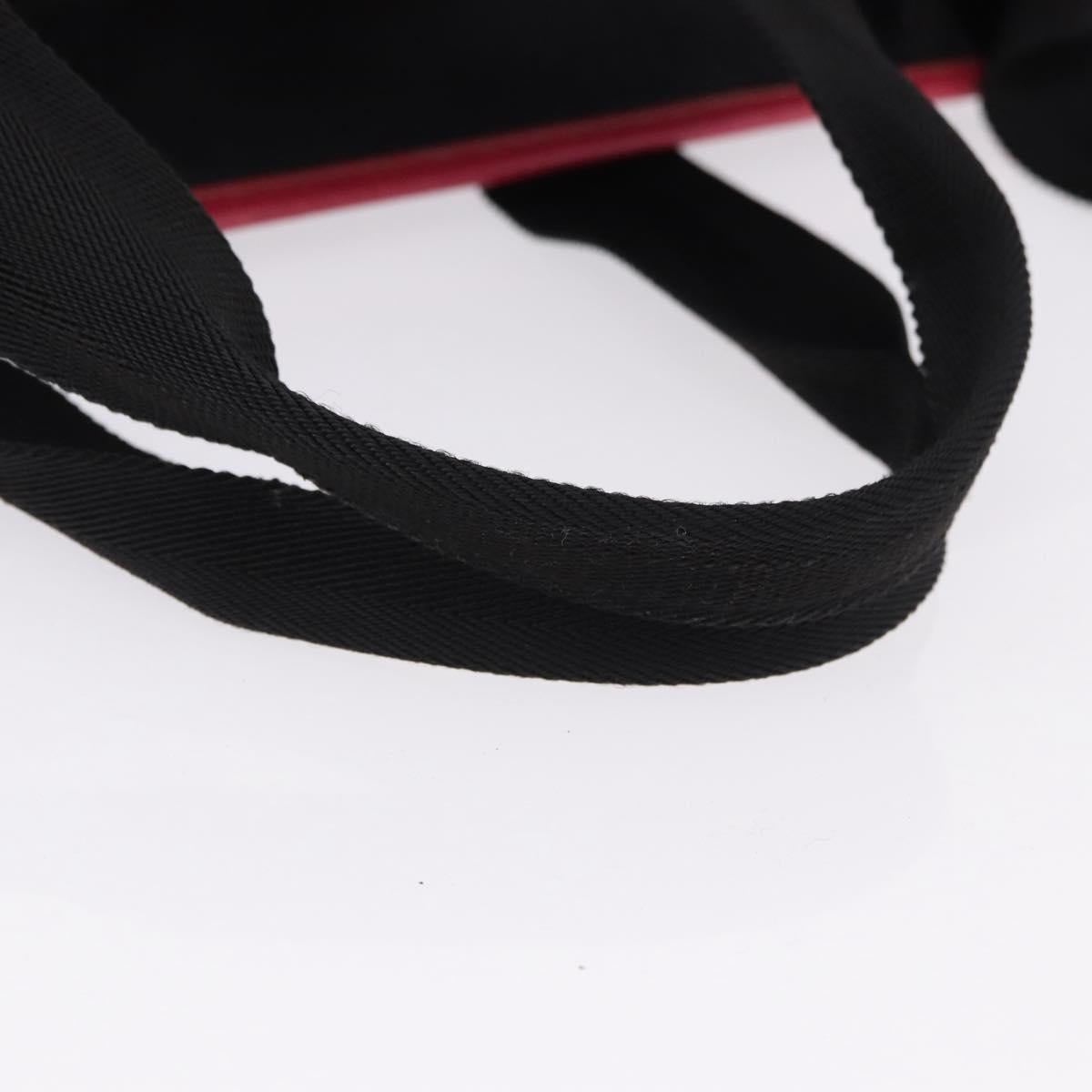GUCCI Tote Bag PVC Leather Black 162785 Auth bs36403