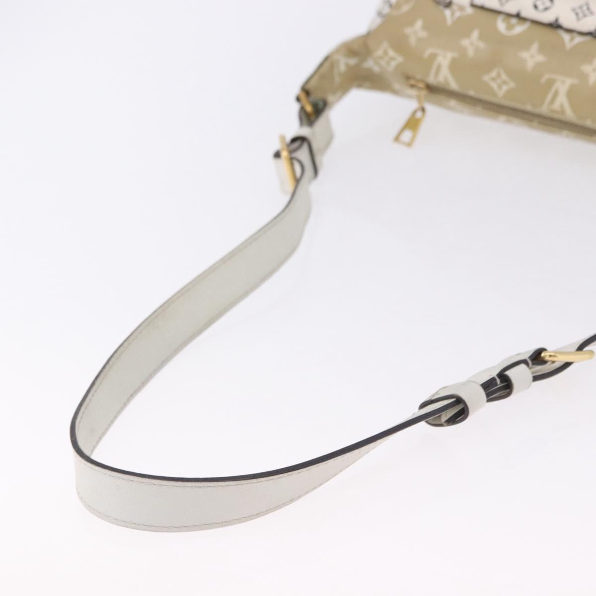 LOUIS VUITTON Monogram Giant Bum Bag Body Bag Khaki M44611 LV Auth bs36407