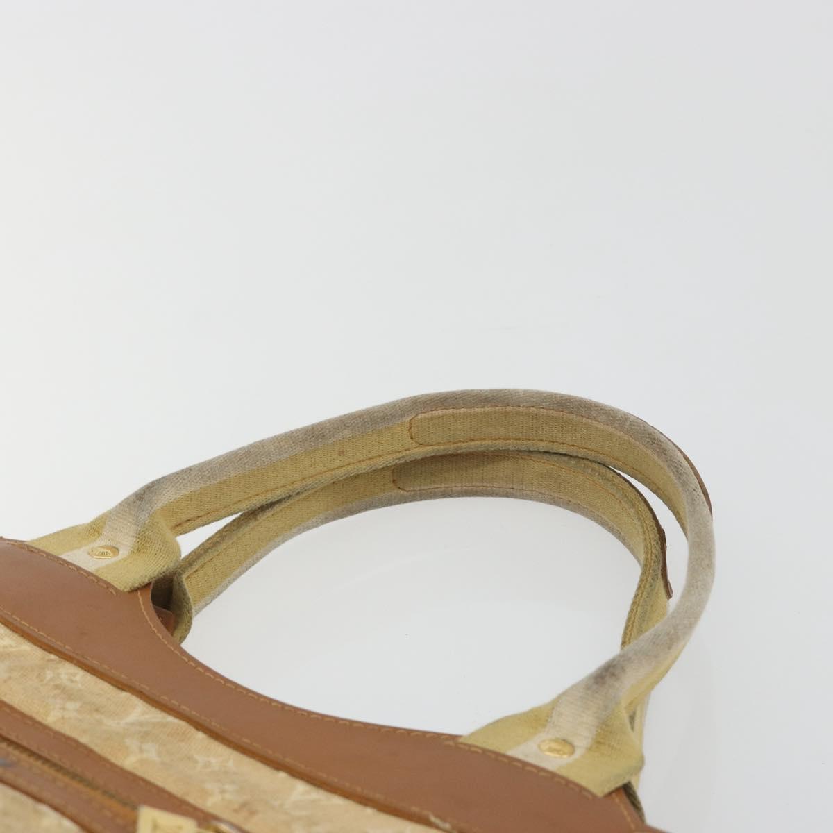 LOUIS VUITTON Monogram Mini Sac Catline Hand Bag Beige M92328 LV Auth bs36410