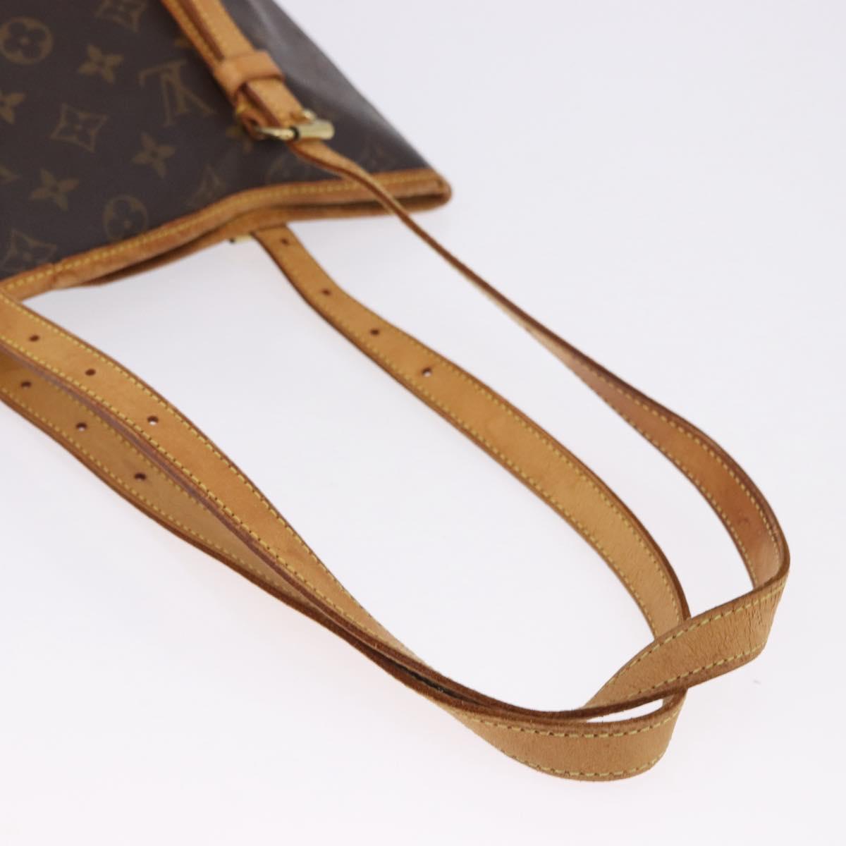 LOUIS VUITTON Monogram Bucket GM Shoulder Bag M42236 LV Auth bs36413