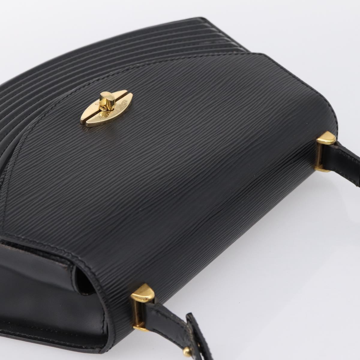 LOUIS VUITTON Epi Tilsitt Hand Bag Black M52482 LV Auth bs36416