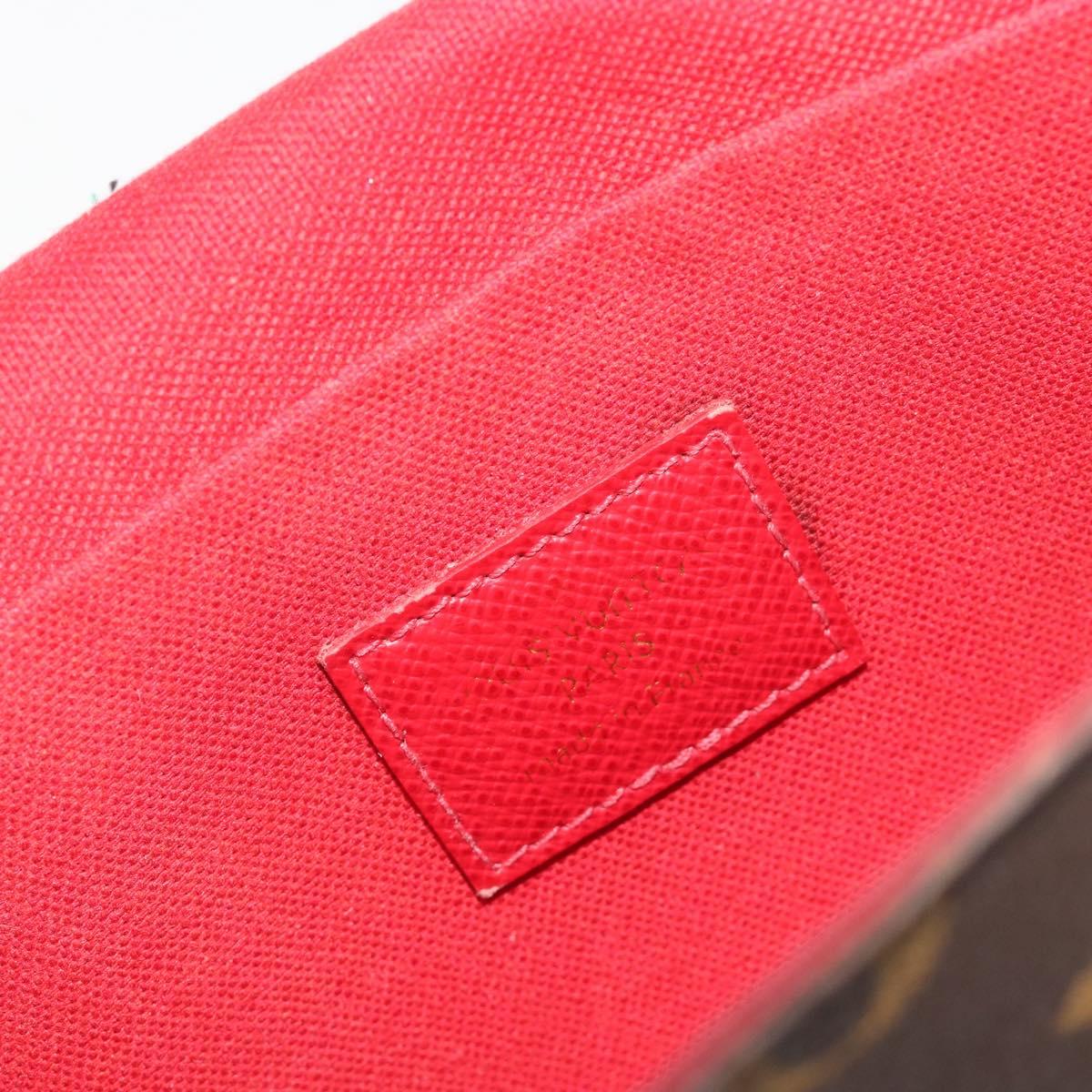 LOUIS VUITTON Nicolas Ghesquière Monogram Pochette Felice M62145 LV Auth bs36418