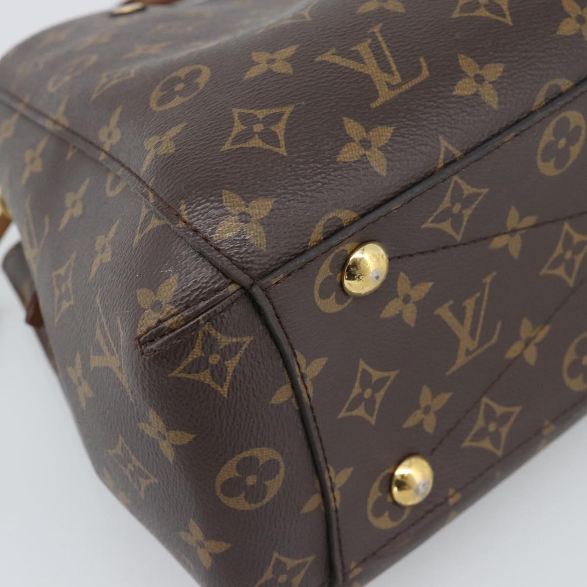 LOUIS VUITTON Monogram Montaigne MM Tote Bag M41056 LV Auth bs36419