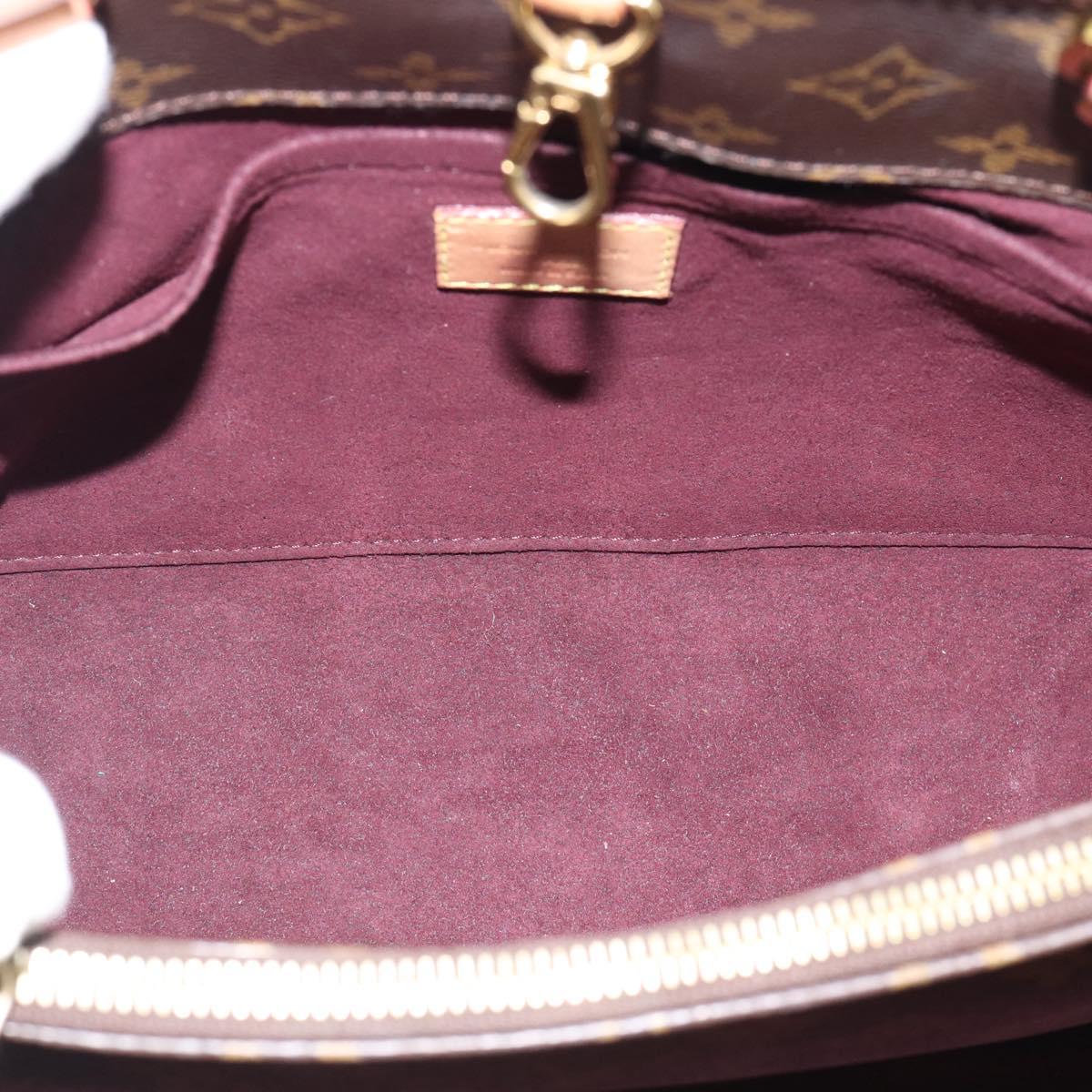 LOUIS VUITTON Monogram Montaigne MM Tote Bag M41056 LV Auth bs36419