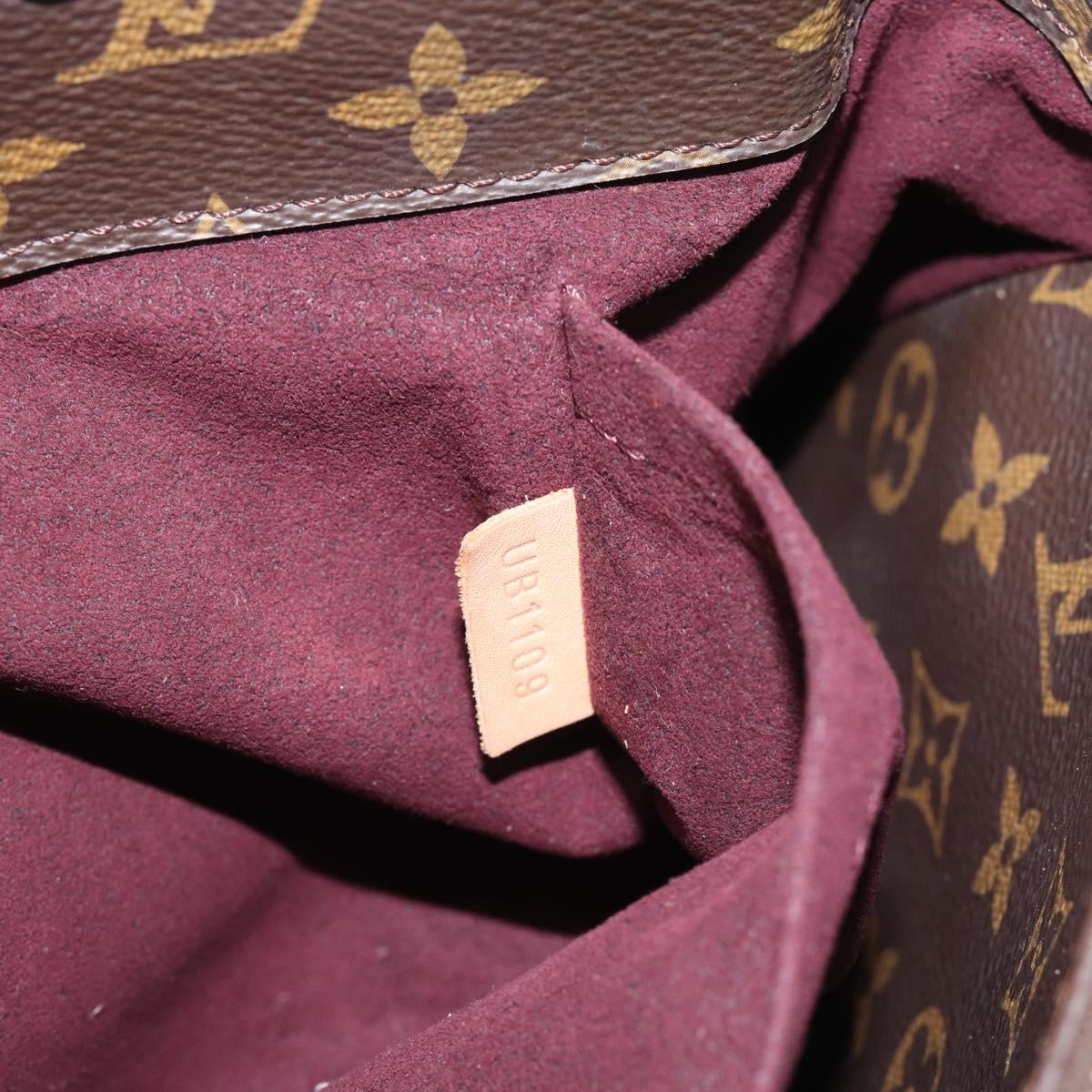 LOUIS VUITTON Monogram Montaigne MM Tote Bag M41056 LV Auth bs36419