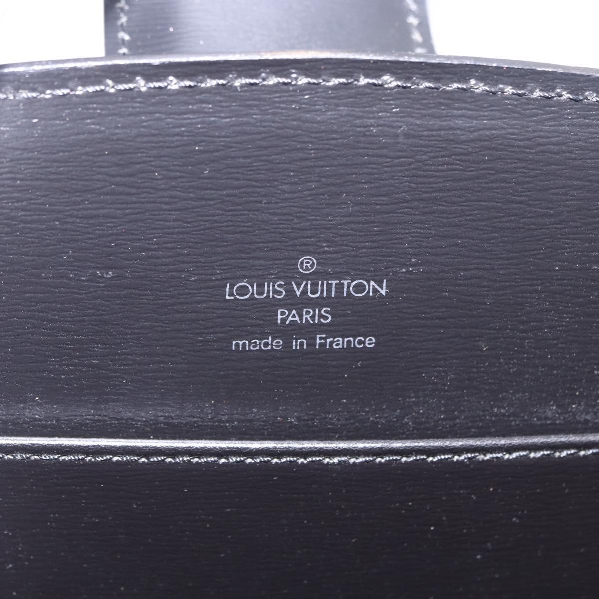 LOUIS VUITTON Epi Capuchin Shoulder Bag Black M52342 LV Auth bs36423