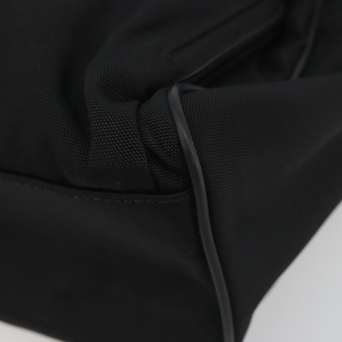 GUCCI Backpack Canvas Black Silver 019 0353 Auth bs36440